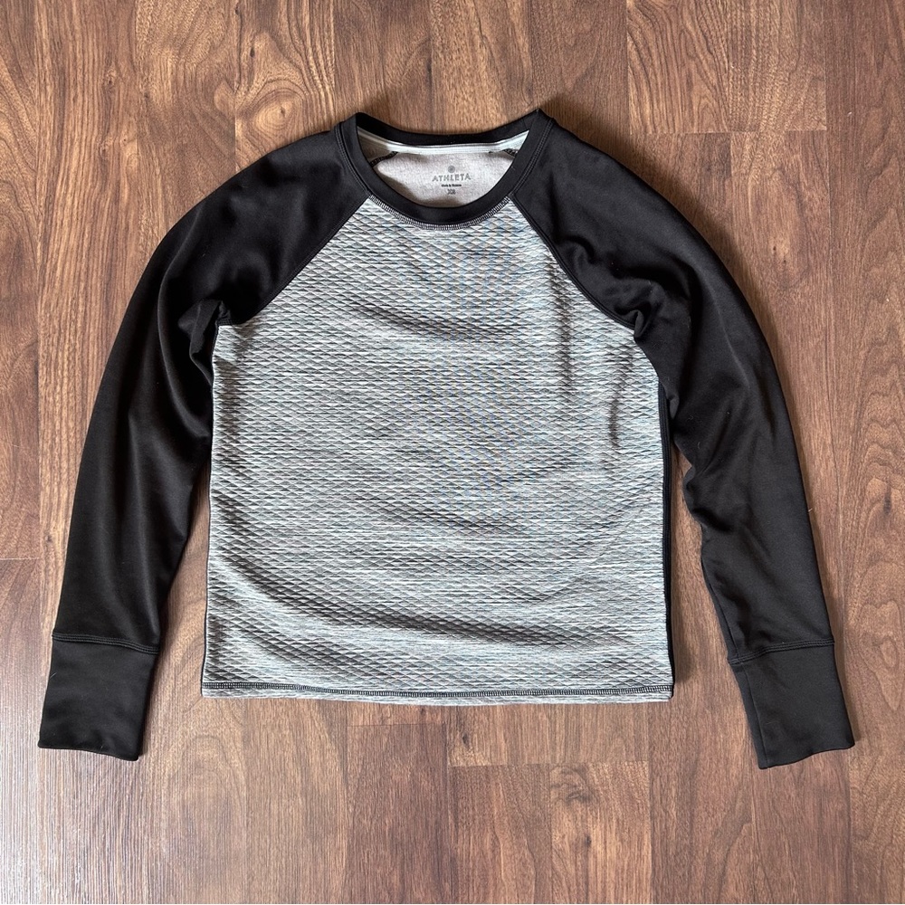 Athleta Women’s Snowscape Quilted Long Sleeve Athletic Top